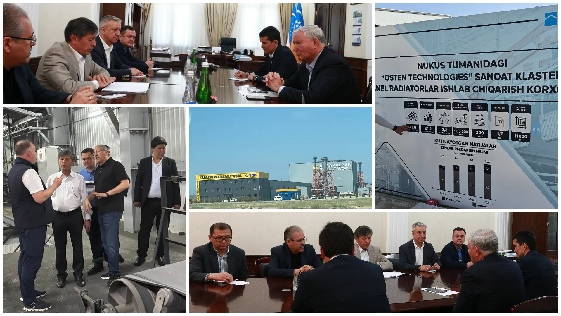 O'zbekistonning Pokiston, Afg'oniston, Misr, Ozarbayjon va Ukrainadagi elchilari Qoraqalpog'istonning savdo-iqtisodiy va investitsiyaviy imkoniyatlari bilan tanishdi